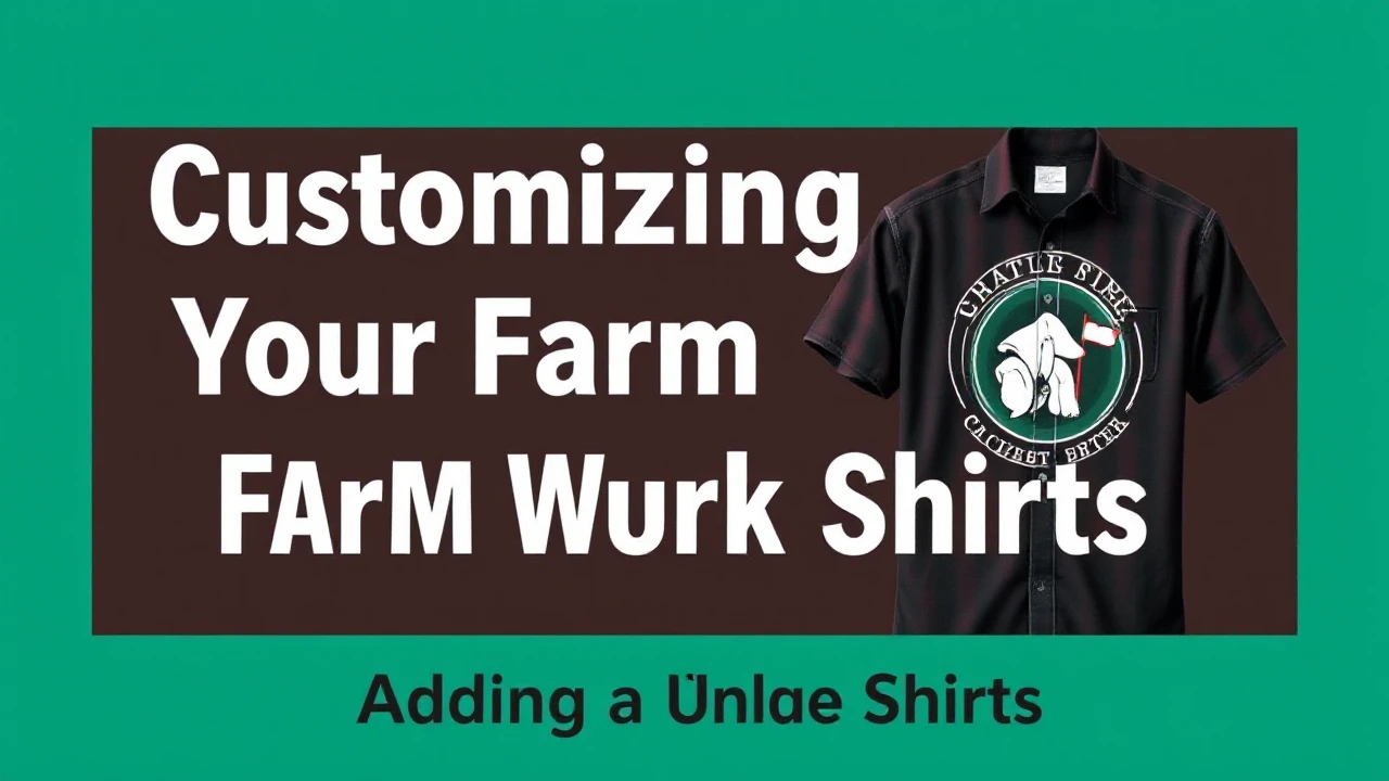 Customizing Your Farm Work Shirts: Adding a Unique Touch