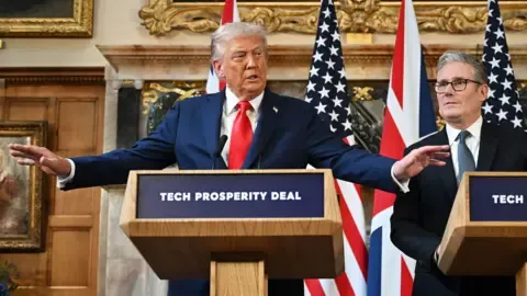 Donald Trump Suggests Keir Starmer Might Employ Military to Secure UK Frontiers