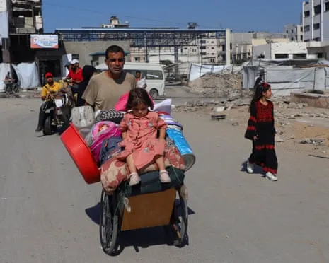 Escaping from Peril to Peril: Gaza City Residents Grapple with Impossible Choice