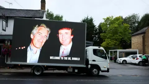 Several Arrests Made Following Donald Trump and Epstein Images Displayed on Royal Castle